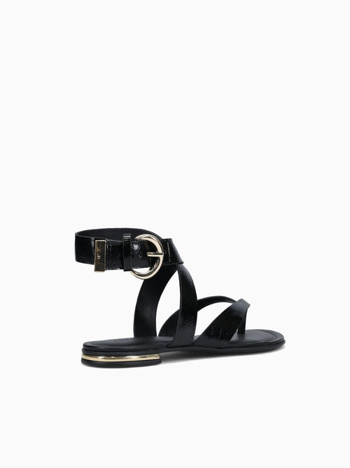 Joeleana Preto Couro Crinkle Black / 5 / M