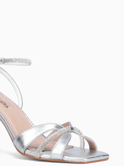 Windy Prata Cristal napa cristal Malha Silver / 5 / M