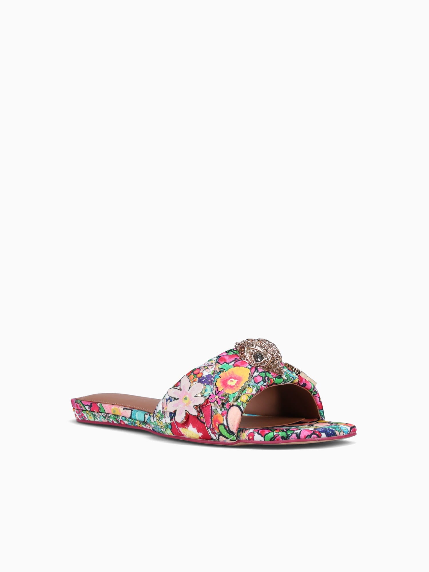 Kensington Flat Sandal White Other fabr Multi / 5 / M