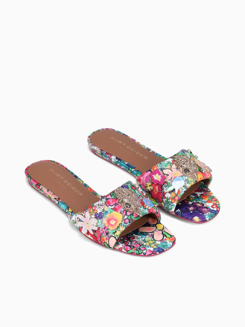Kensington Flat Sandal White Other fabr Multi / 5 / M