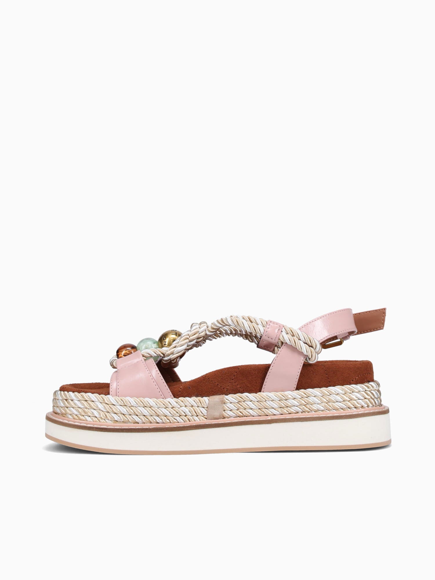Orson Rope Pale Pink Leather Beige Multi / 5 / M