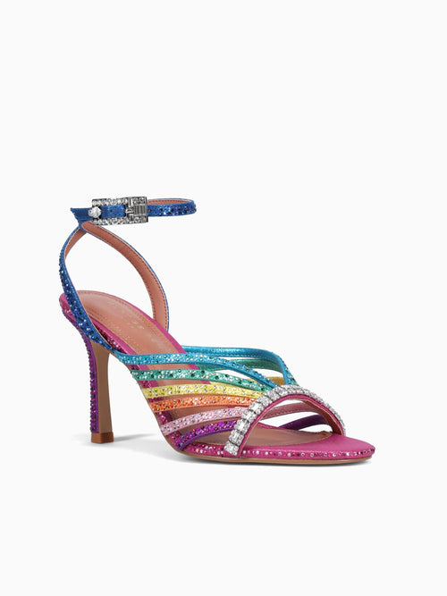 Crystal Strappy Sandal Multi Other fabri Multi / 5 / M