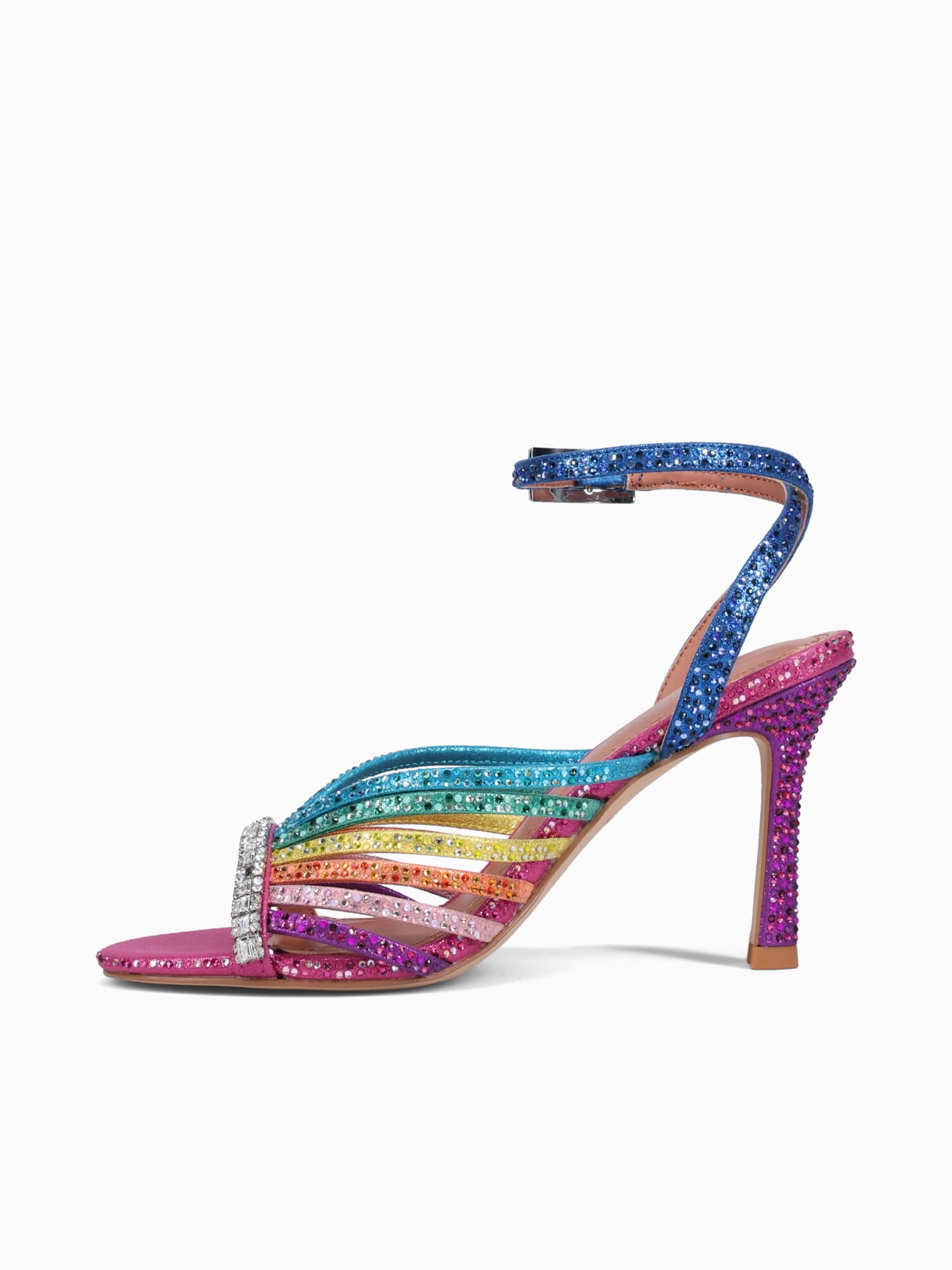Crystal Strappy Sandal Multi Other fabri Multi / 5 / M
