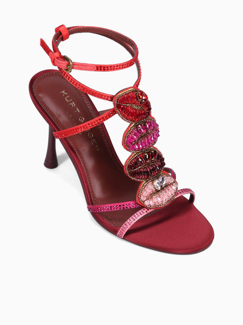 Kiss Sandal Pink Combo Fabric Pink Multi / 5 / M