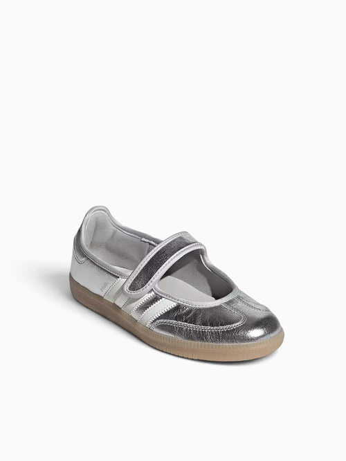 Samba Jane W Silver White leather Silver / 5 / M