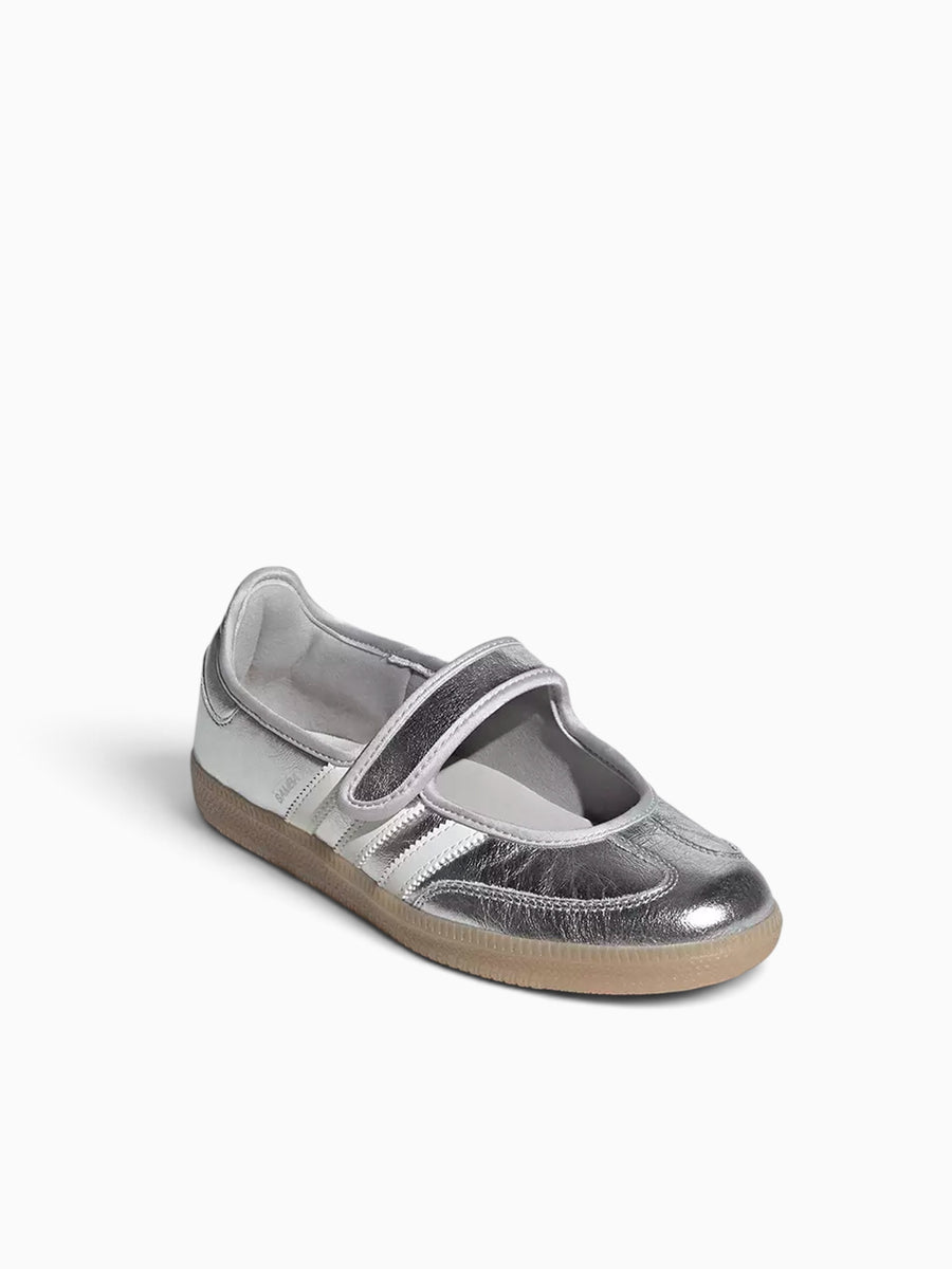 Samba Jane W Silver White leather Silver / 5 / M