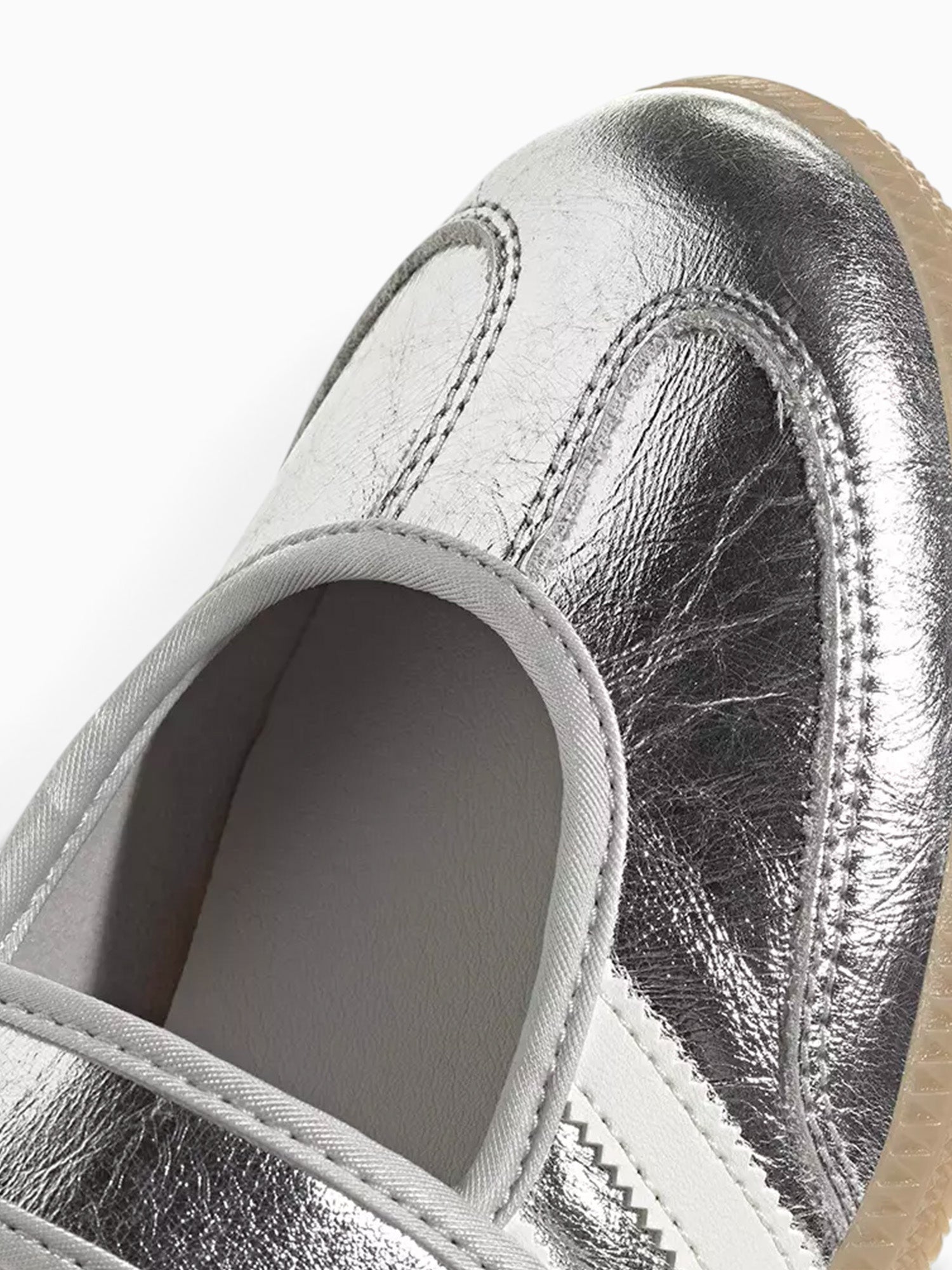 Samba Jane W Silver White leather Silver / 5 / M