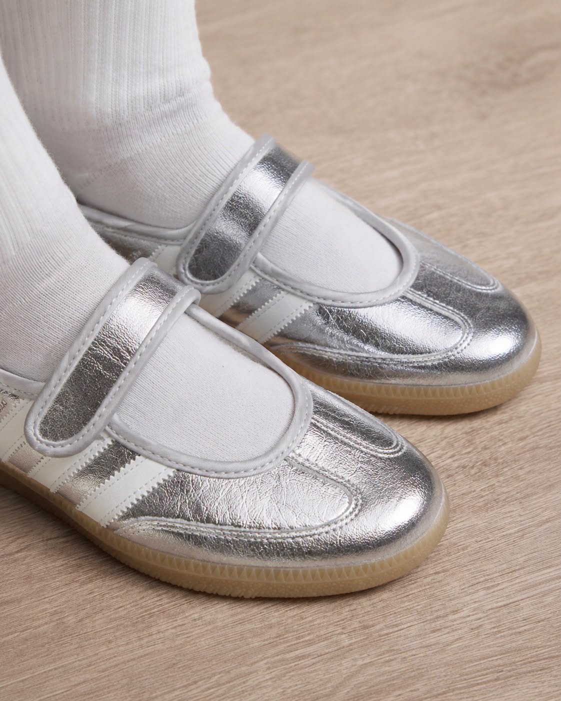 Samba Jane W Silver White leather