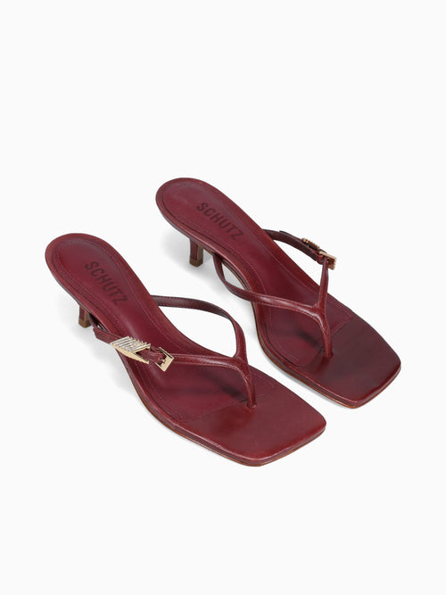 September Wine Berry  Heritage Leather Wine / 5 / M