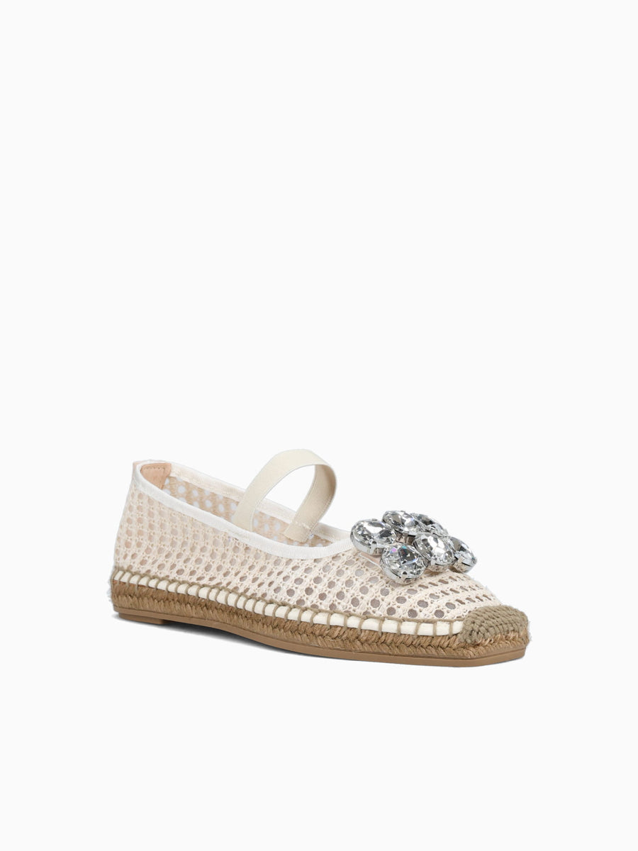 Carol 26 Beige Raffia Beige / 5 / M