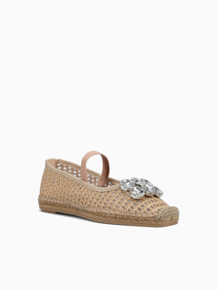 Carol 26 Marron Raffia Brown / 5 / M