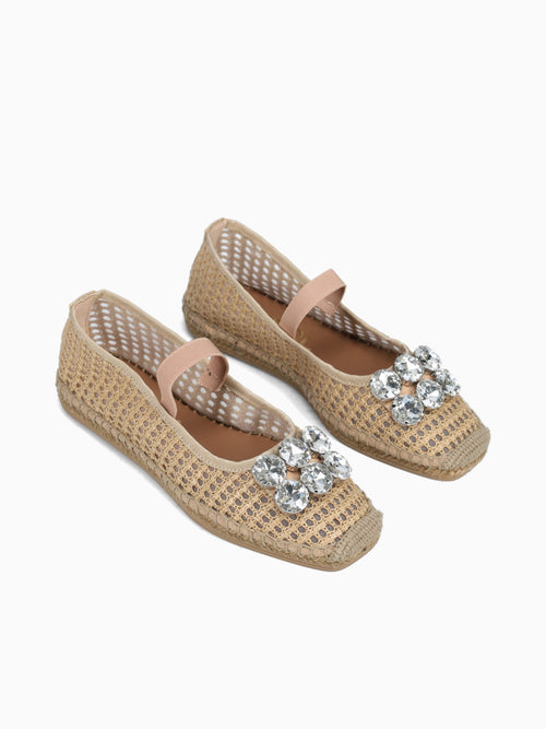 Carol 26 Marron Raffia Brown / 5 / M