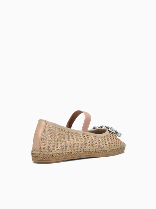 Carol 26 Marron Raffia Brown / 5 / M