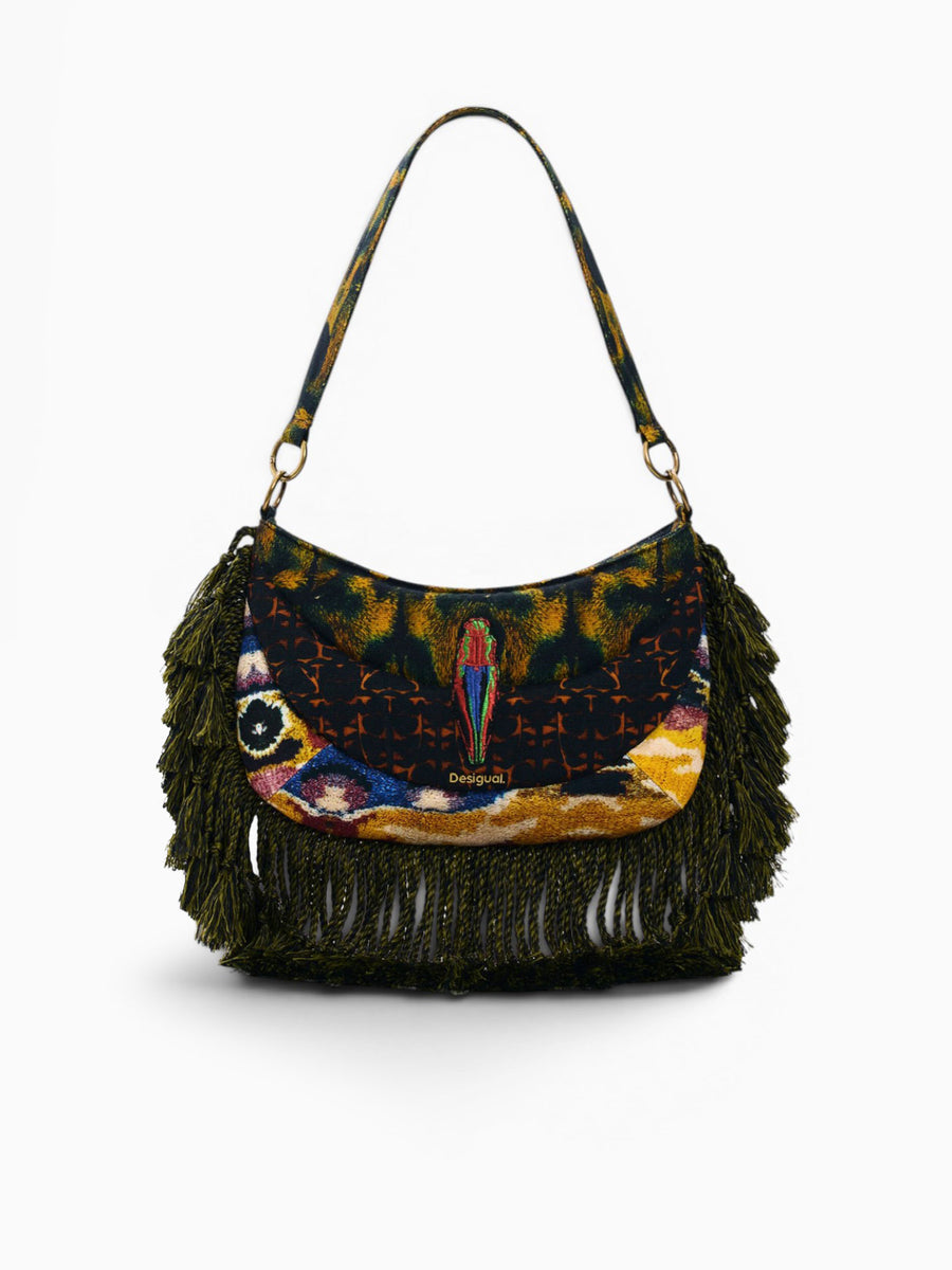 Shoulder Bag 4092 Kaki Natural