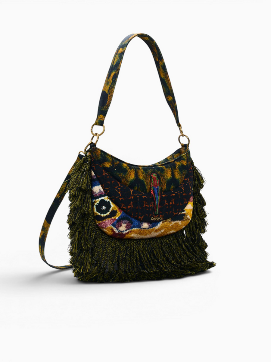 Shoulder Bag 4092 Kaki Natural