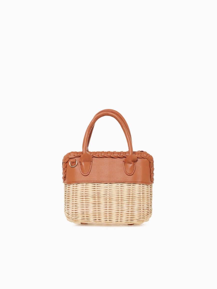 Maya Top Handle Tan Tan