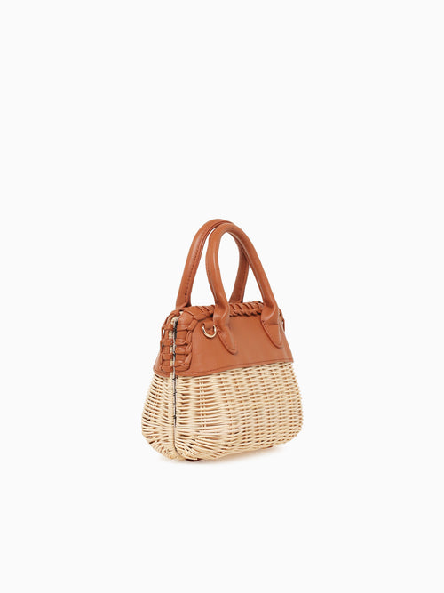 Maya Top Handle Tan Tan