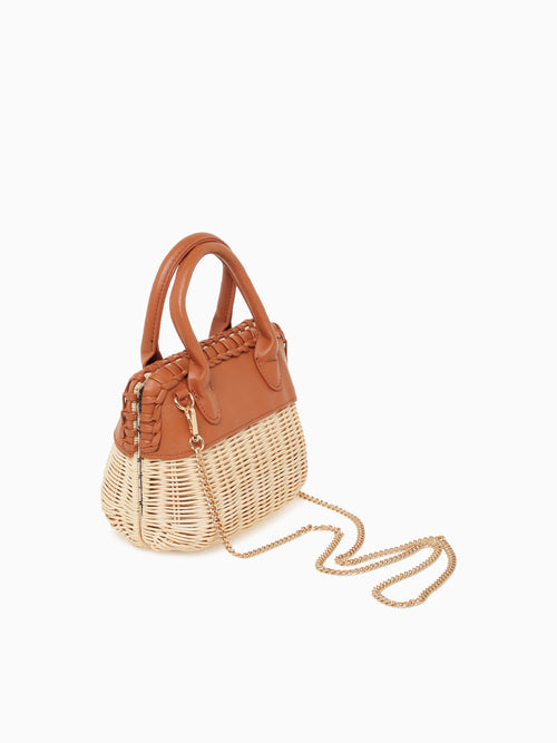 Maya Top Handle Tan Tan