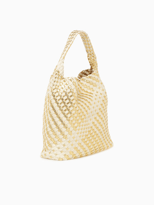 Ellery Shoulder Bag Gold Ivory Gold