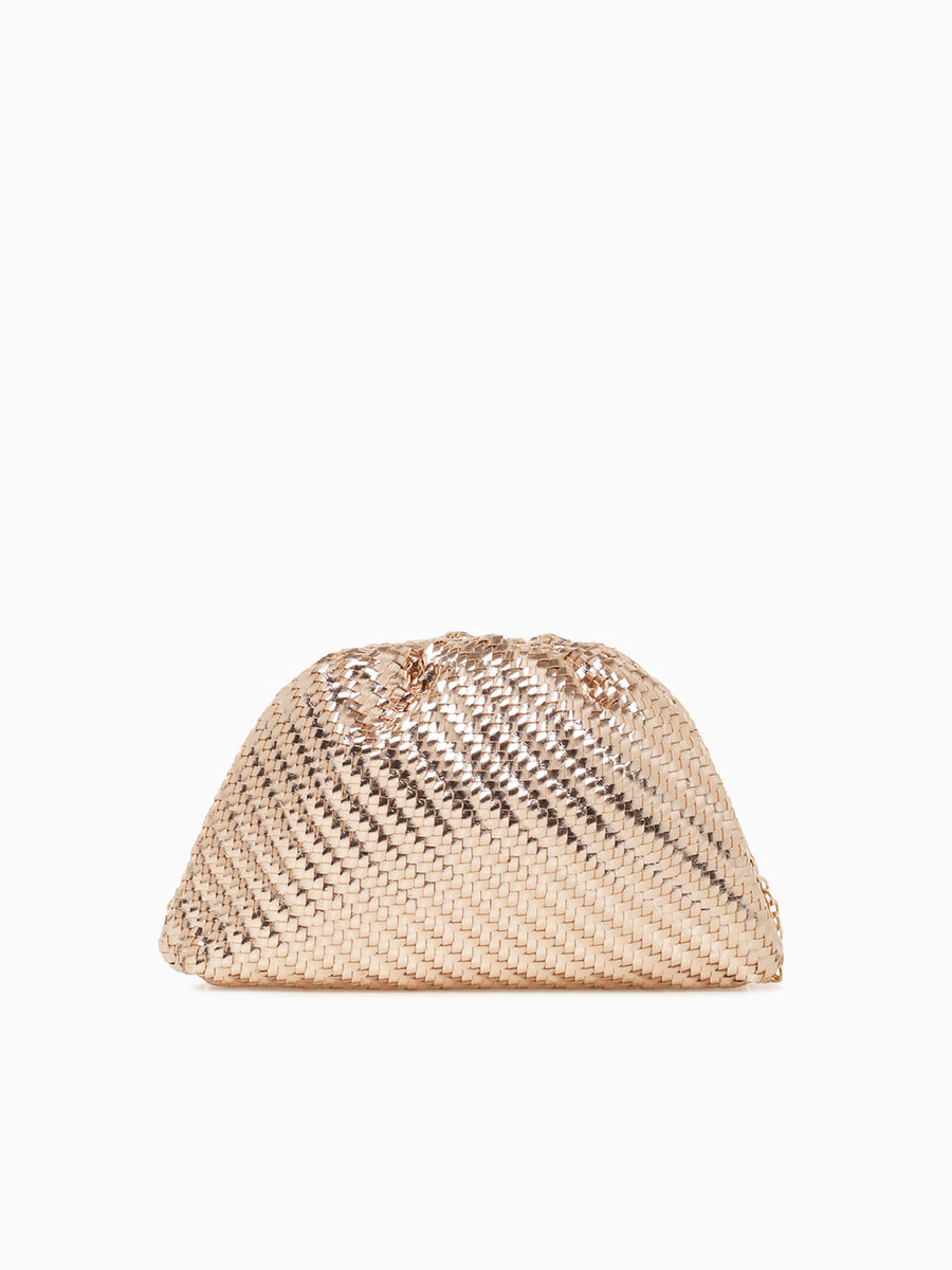 Riley Clutch Champagne Gold