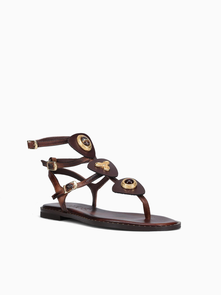 Kaelyn Chocolate Leather Brown / 36 / M