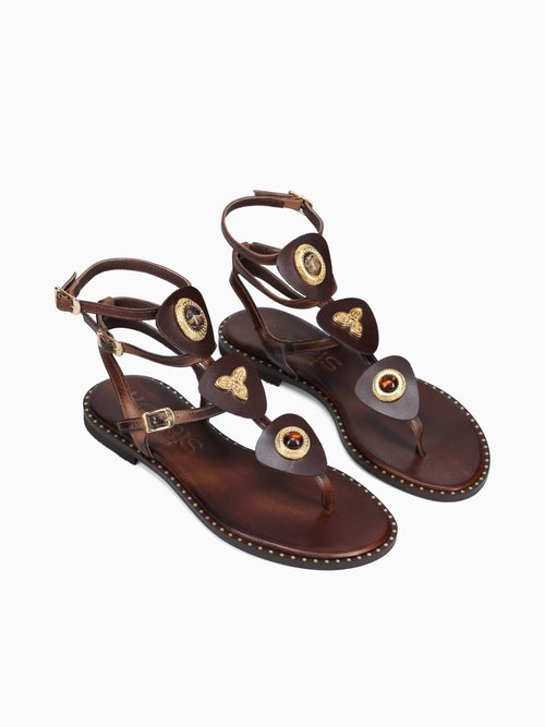 Kaelyn Chocolate Leather Brown / 36 / M