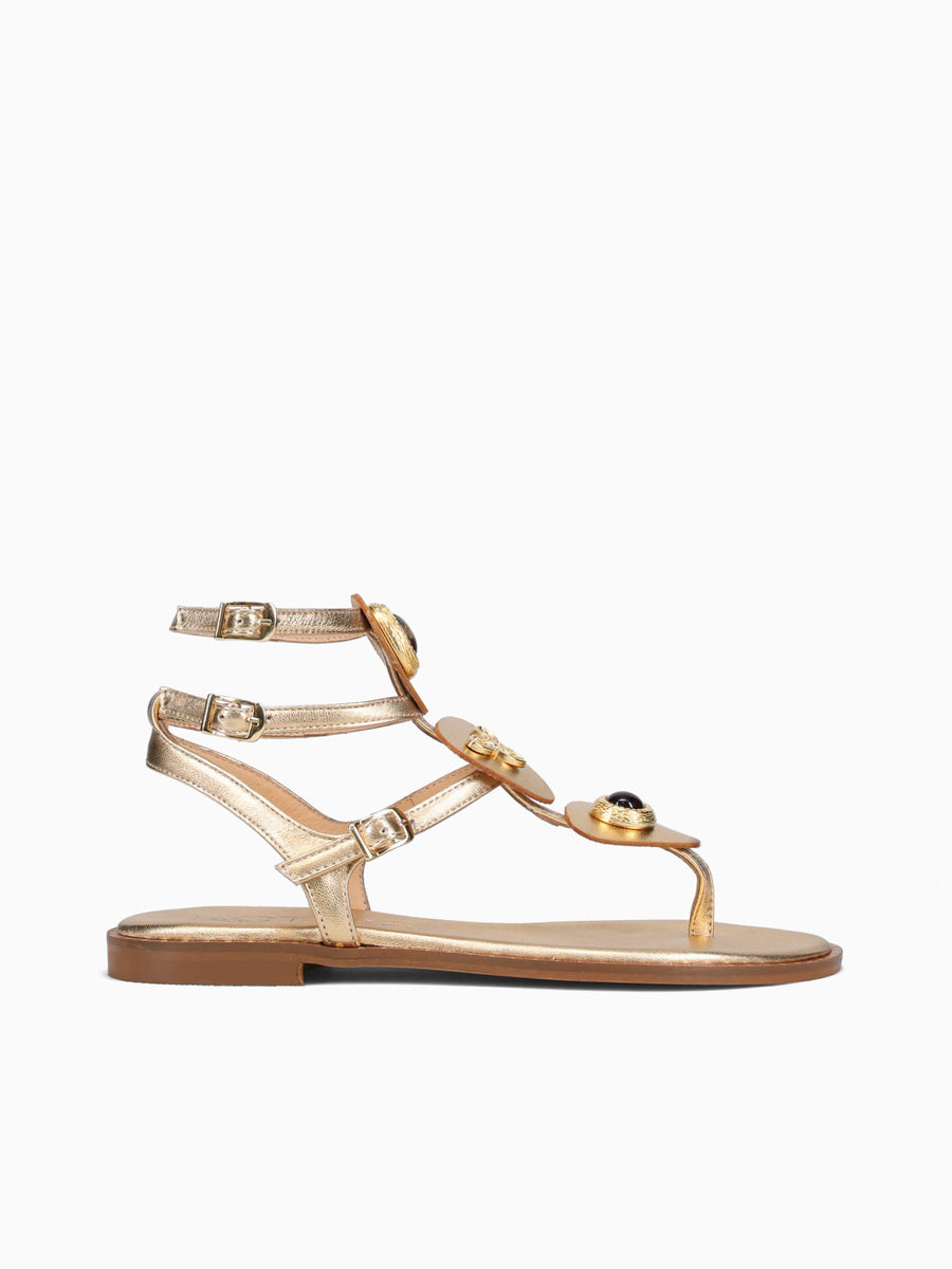 Kaelyn Gold Leather Gold / 36 / M
