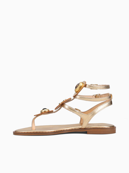 Kaelyn Gold Leather Gold / 36 / M