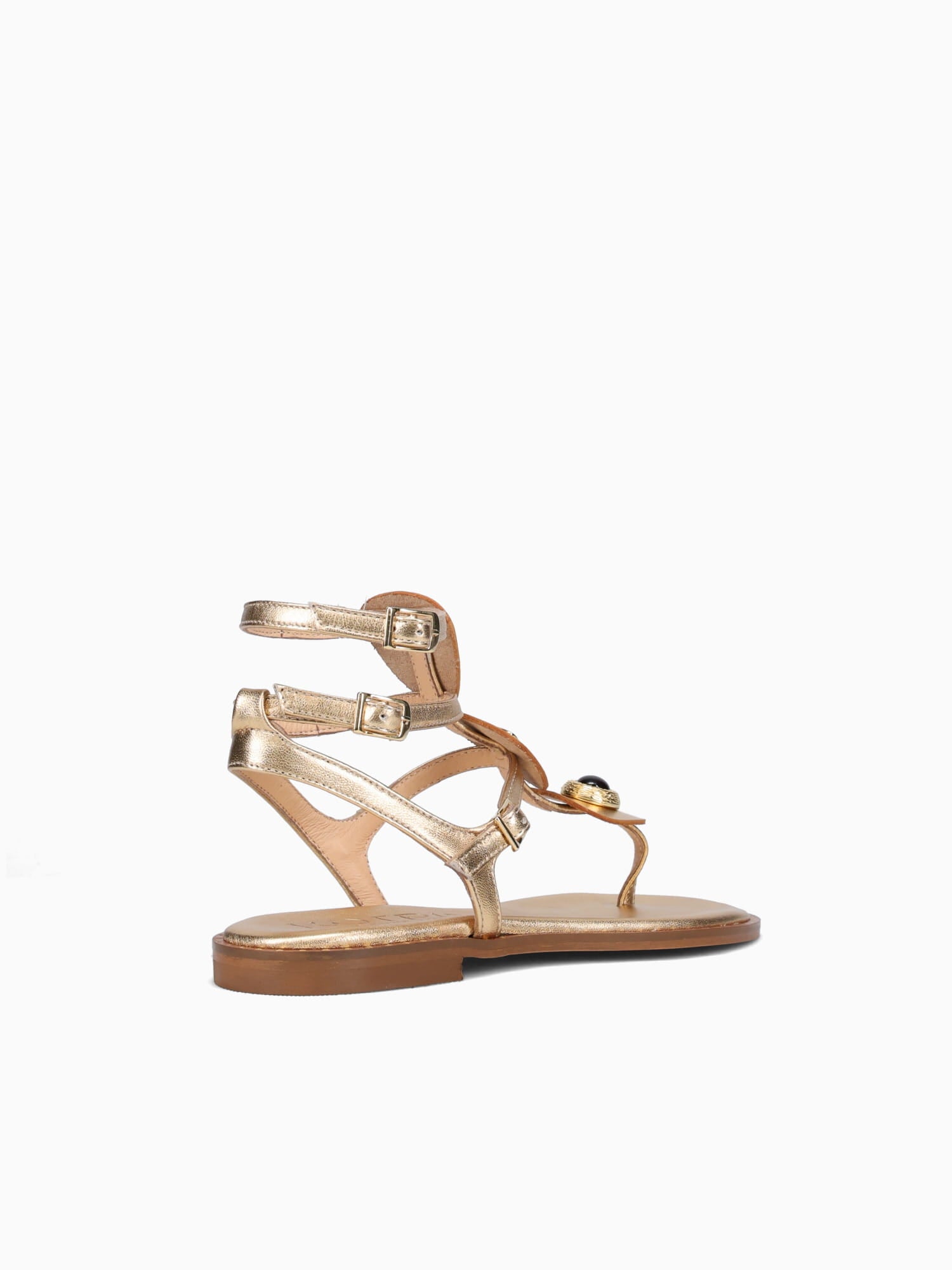 Kaelyn Gold Leather Gold / 36 / M