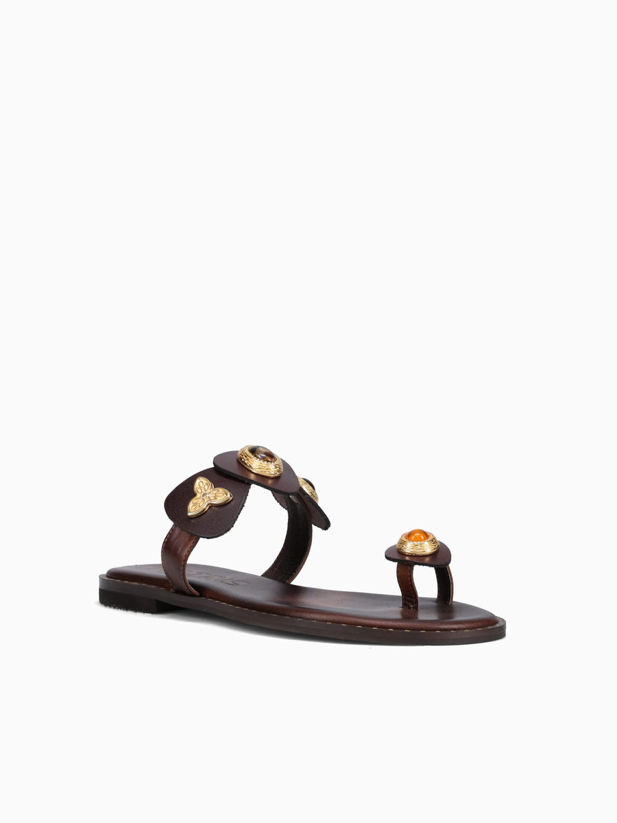 Kaela Chocolate Leather Brown / 36 / M