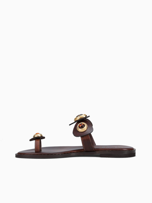 Kaela Chocolate Leather Brown / 36 / M