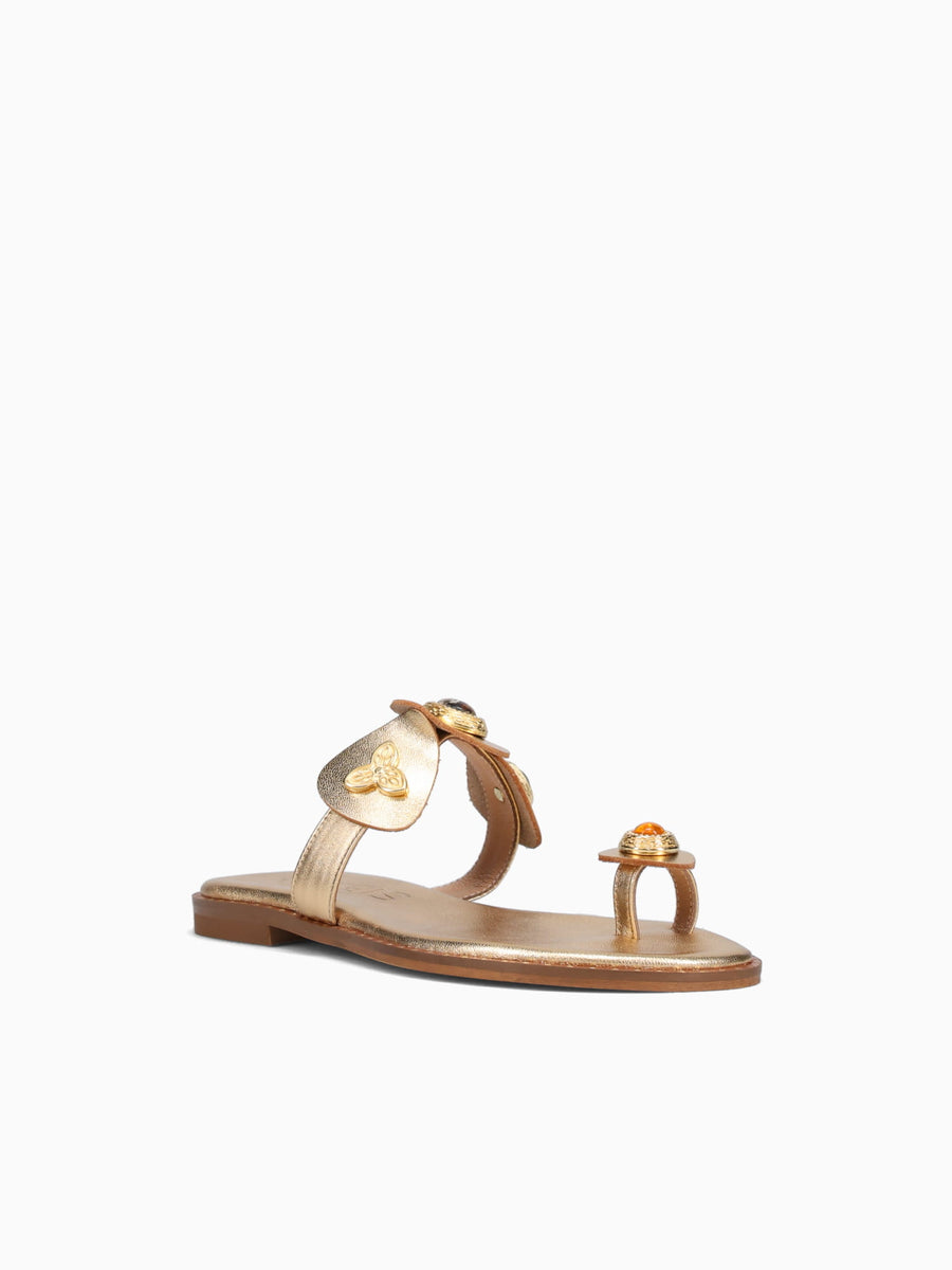 Kaela Gold Leather Gold / 36 / M