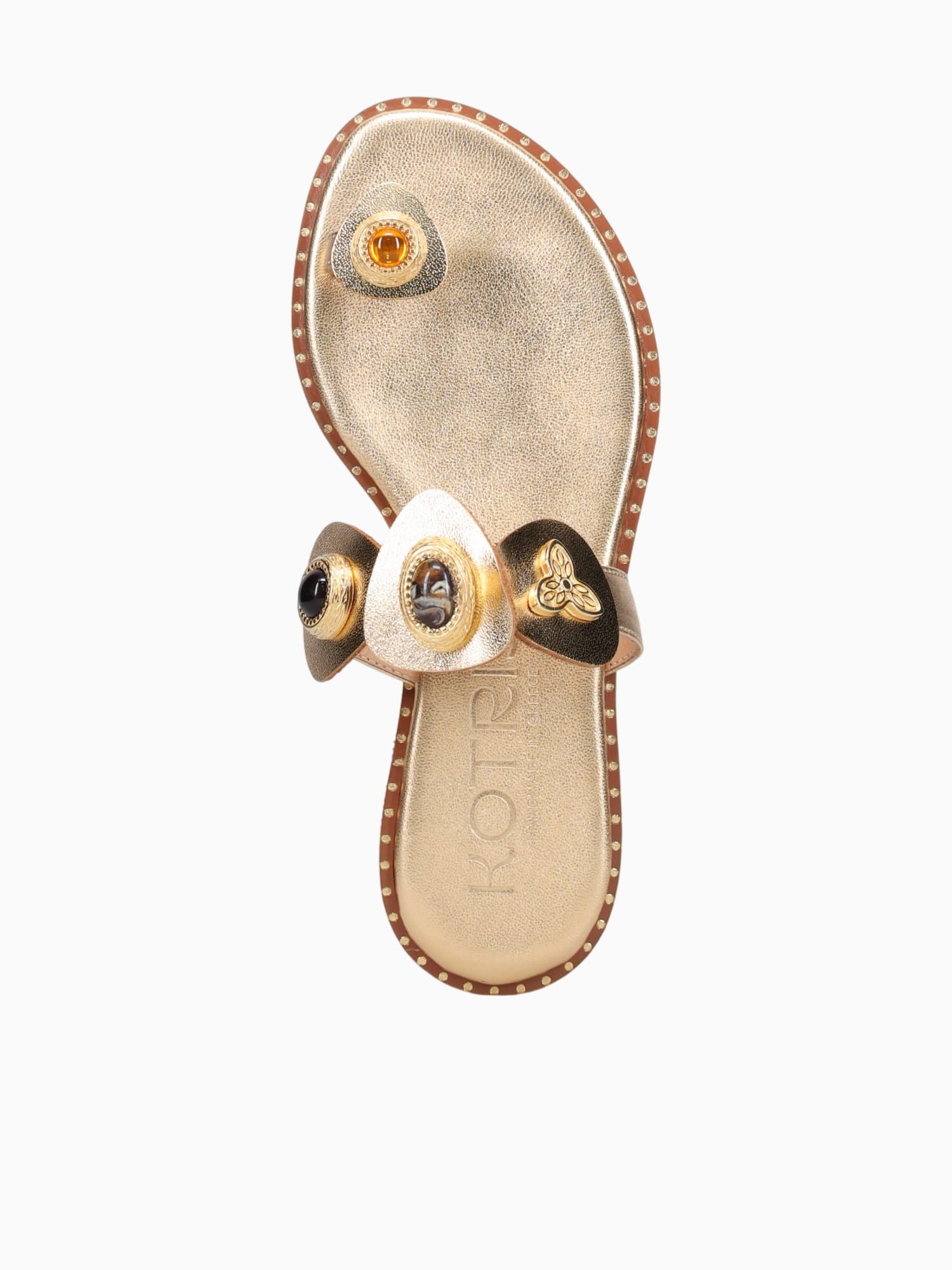 Kaela Gold Leather Gold / 36 / M