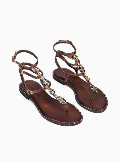 Kait Chocolate Leather Brown / 36 / M