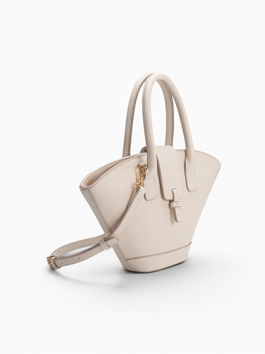 Violet Tote Ivory Off White