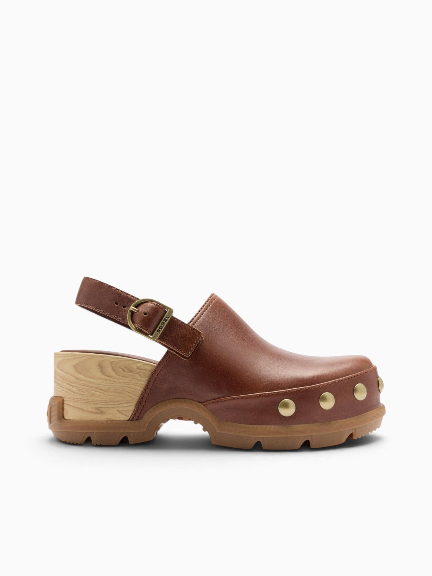 Roam'n Clog Rvt Dark Auburn Gum leather Dark Brown / 5 / M