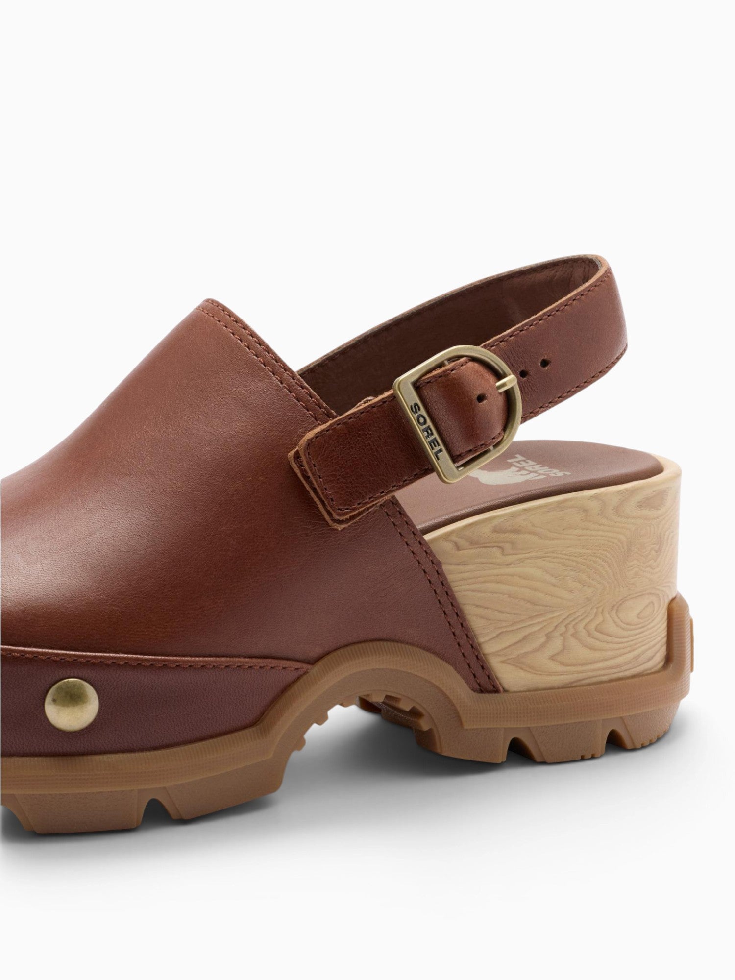 Roam'n Clog Rvt Dark Auburn Gum leather Dark Brown / 5 / M