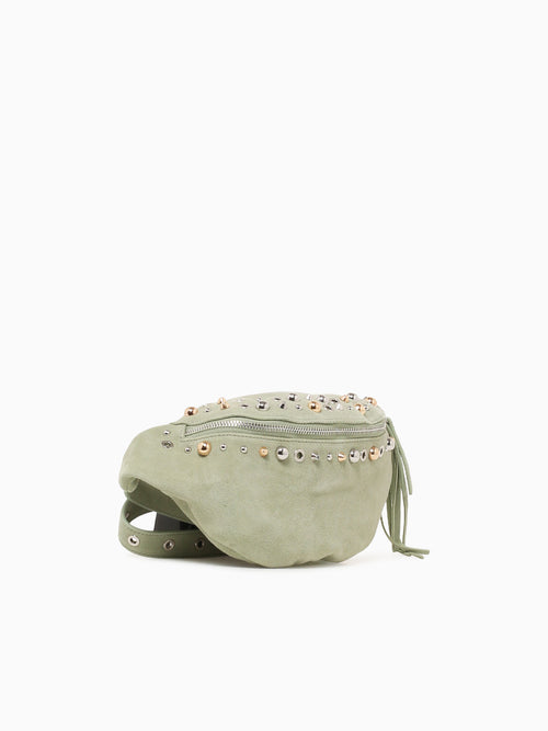 Star Belt Bag Sage Light Green