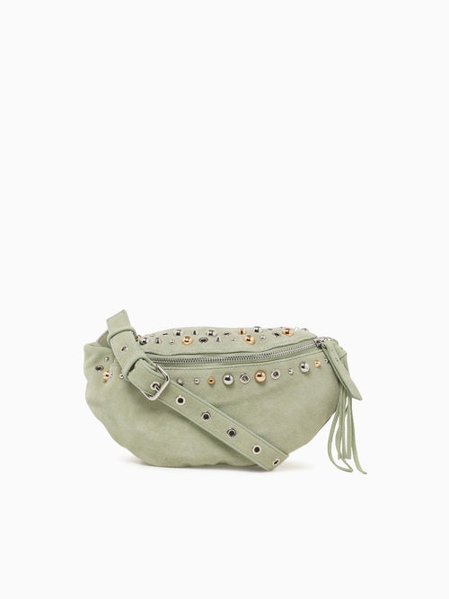 Star Belt Bag Sage Light Green
