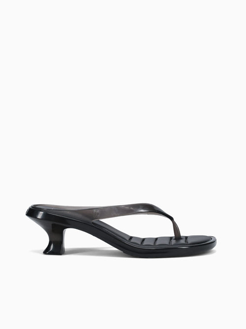 Flip Flop Kitten Heel Black Jelly Black / 5 / M