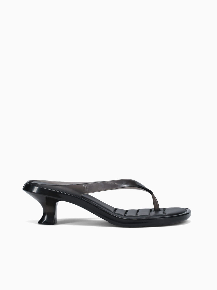 Flip Flop Kitten Heel Black Jelly Black / 5 / M