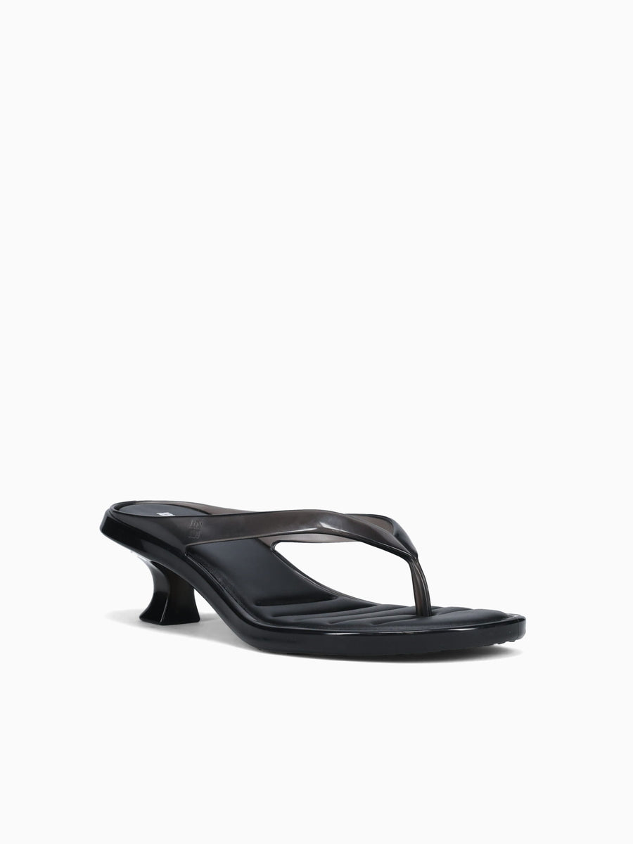 Flip Flop Kitten Heel Black Jelly Black / 5 / M
