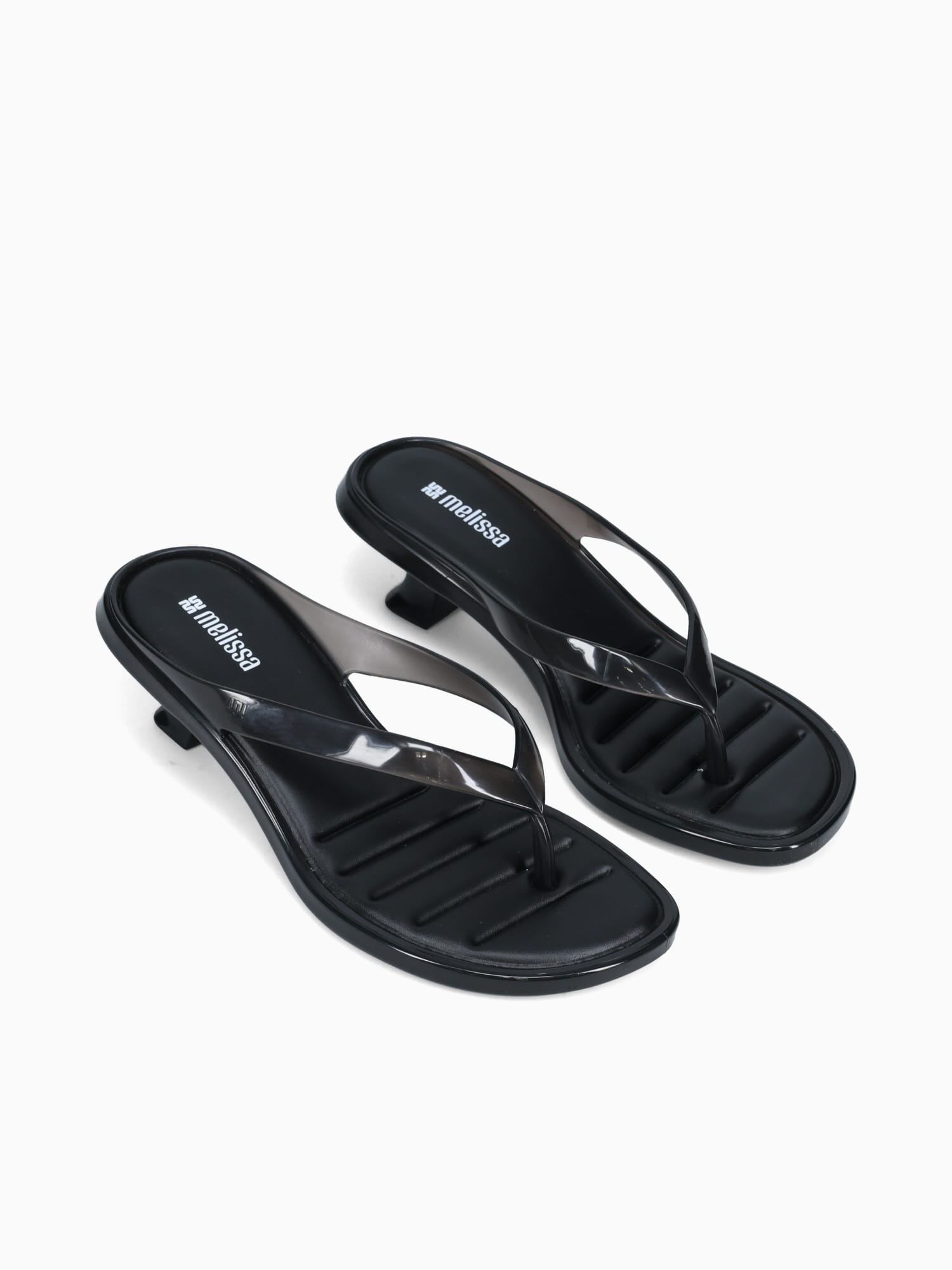 Flip Flop Kitten Heel Black Jelly Black / 5 / M