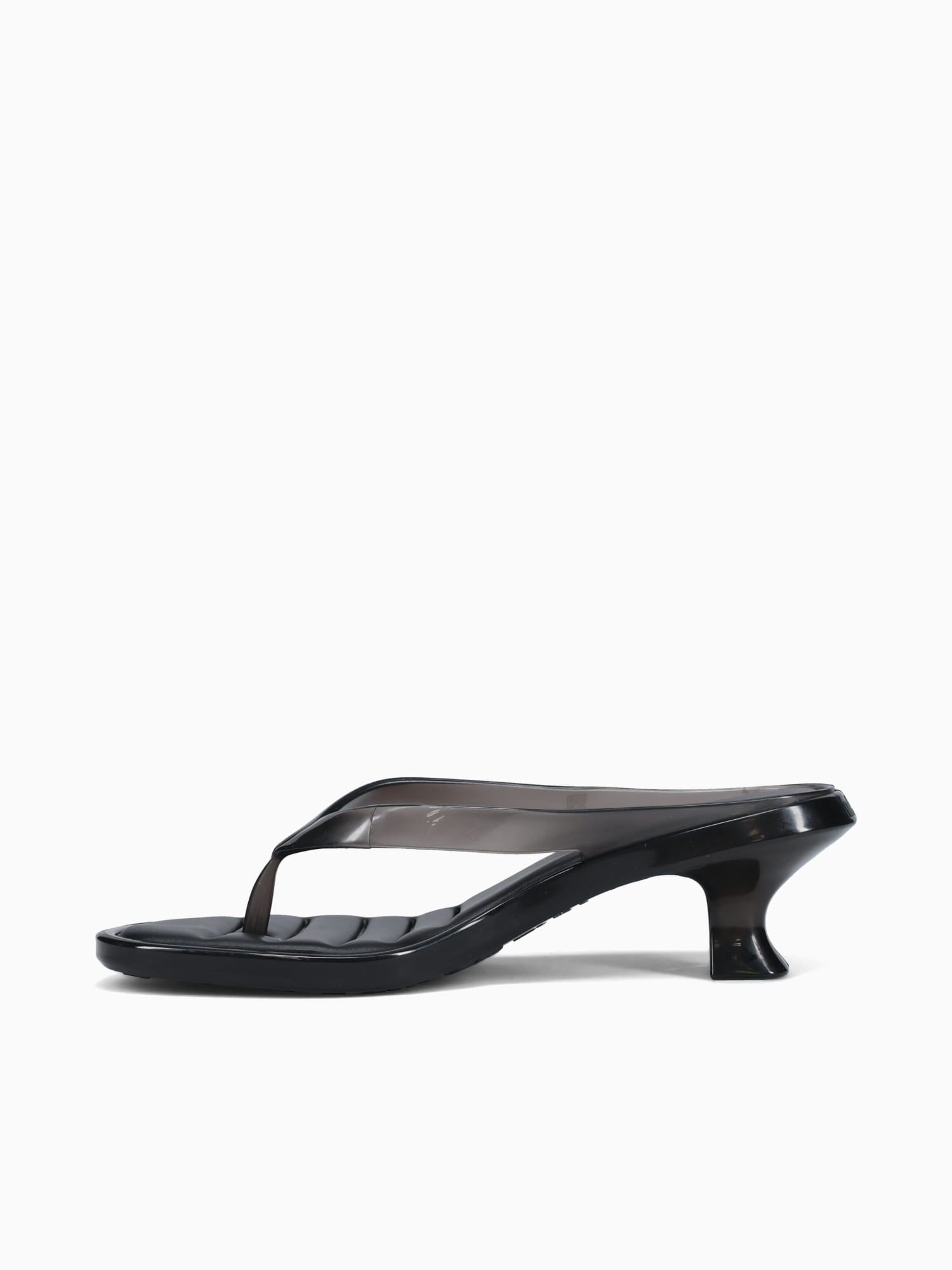 Flip Flop Kitten Heel Black Jelly Black / 5 / M