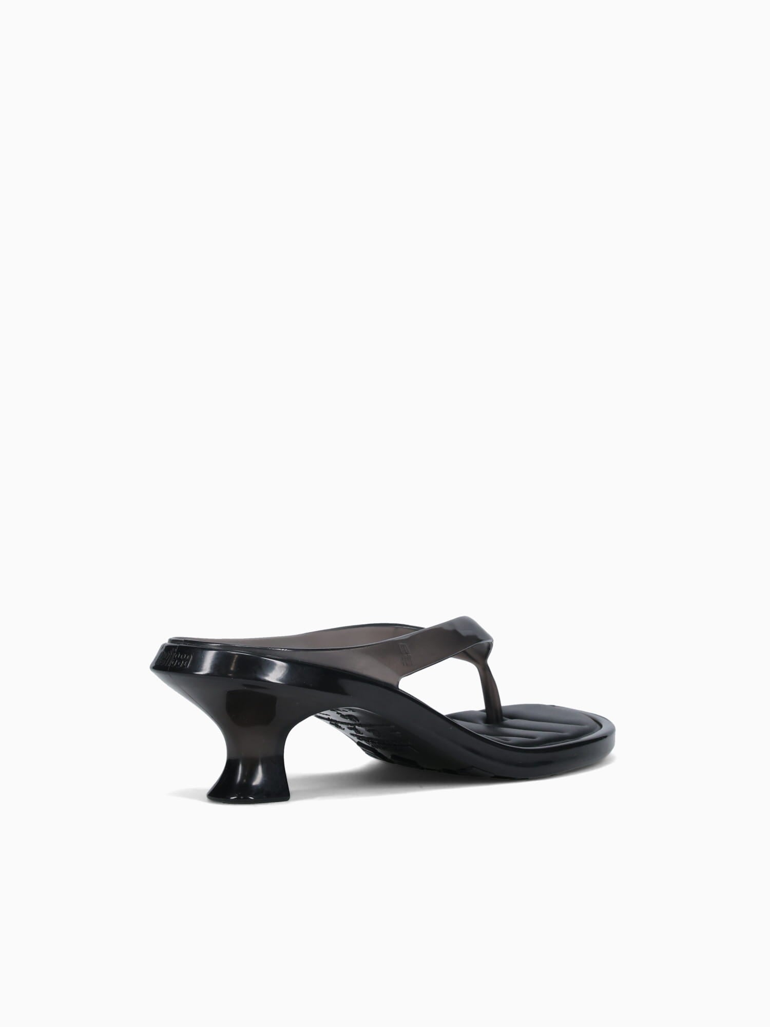 Flip Flop Kitten Heel Black Jelly Black / 5 / M