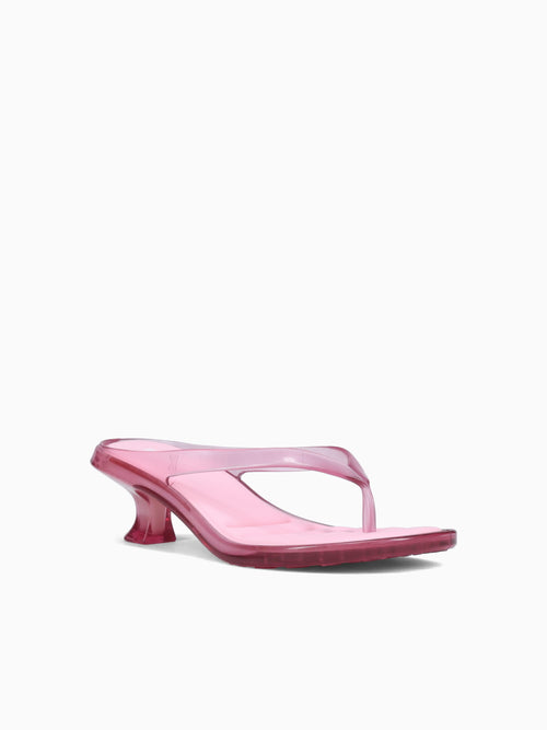 Flip Flop Kitten Heel Pink Jelly Pink / 5 / M