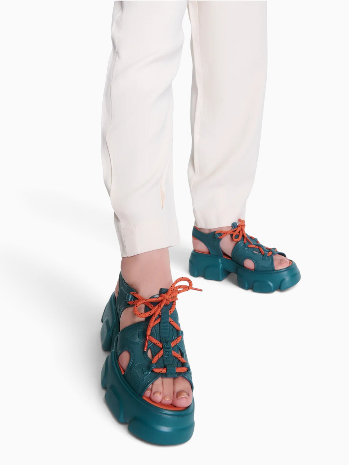 Camp Sandal Blue Orange Blue / 5 / M