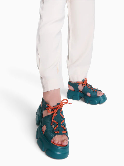 Camp Sandal Blue Orange Blue / 5 / M