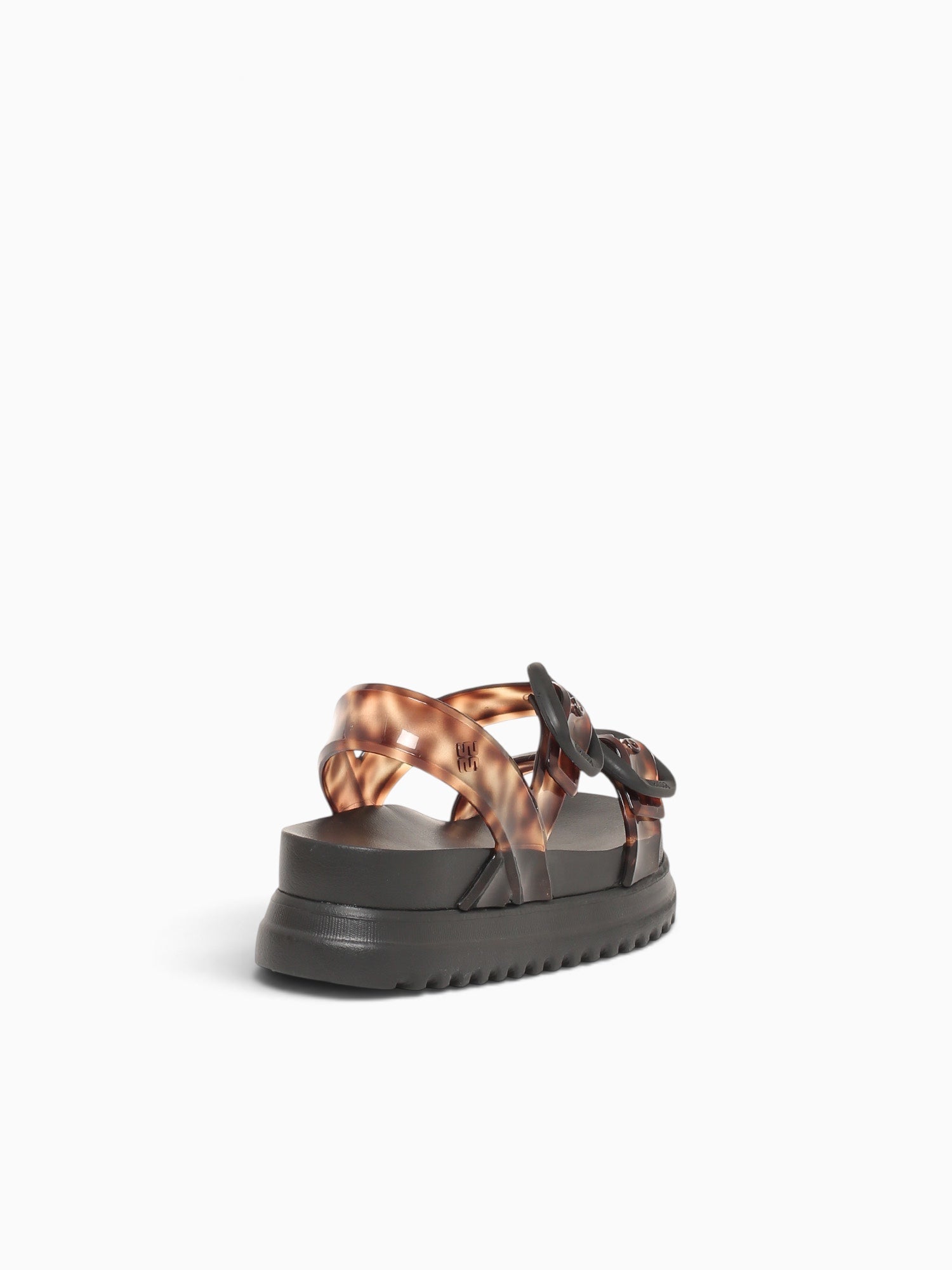 Cozy Sandal Platform Black Brown jelly Black / 5 / M