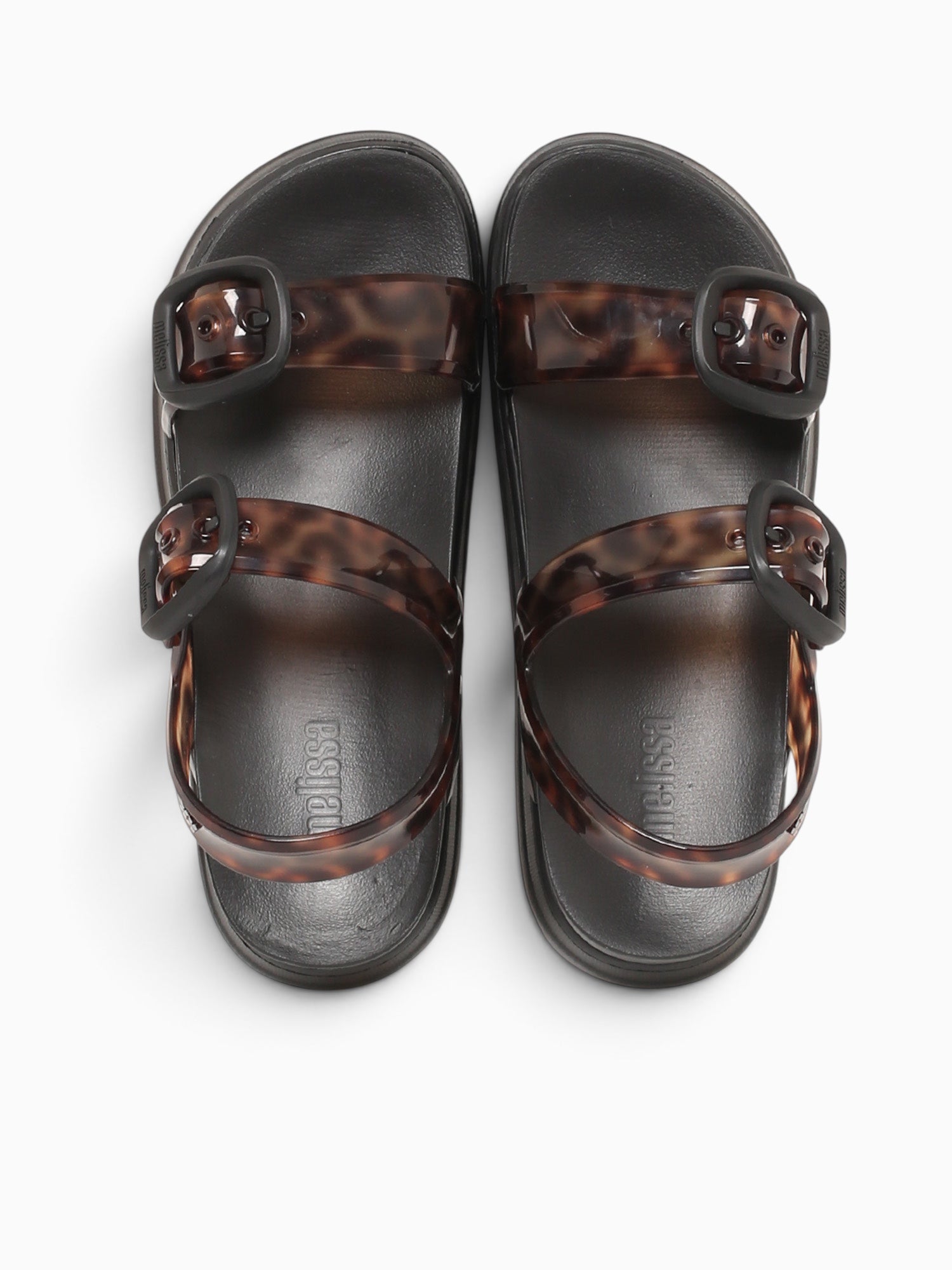 Cozy Sandal Platform Black Brown jelly Black / 5 / M